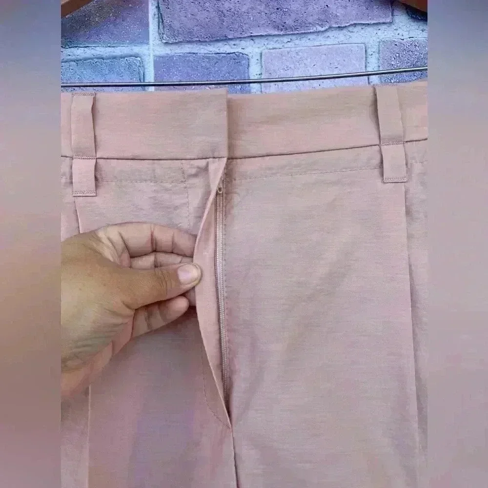 BRUNELLO CUCINELLI High-rise cotton cropped pants size 2 - Picture 4 of 16